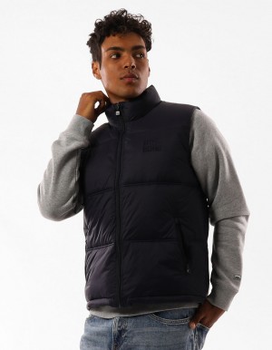 Geaca Puffer Russell Athletic Kennedy Vest Barbati Bleumarin | 01867-HNIS