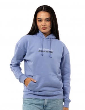 Hanorac cu Gluga Russell Athletic Originals Linear Dama Lavanda | 20384-UJGX