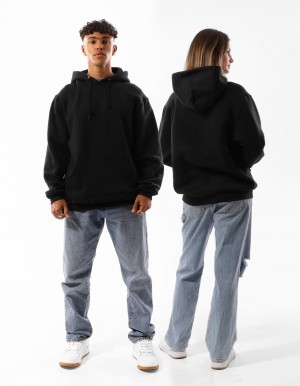 Hanorac cu Gluga Russell Athletic Unisex Dri Dama Negrii | 82130-RMVO