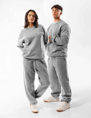 Pulovere Cu Decolteu Russell Athletic Unisex Dri Barbati Gri | 76590-KLBF