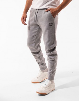 Track pants Russell Athletic Originals Small Arch Cuff Barbati Gri | 57983-XBYE
