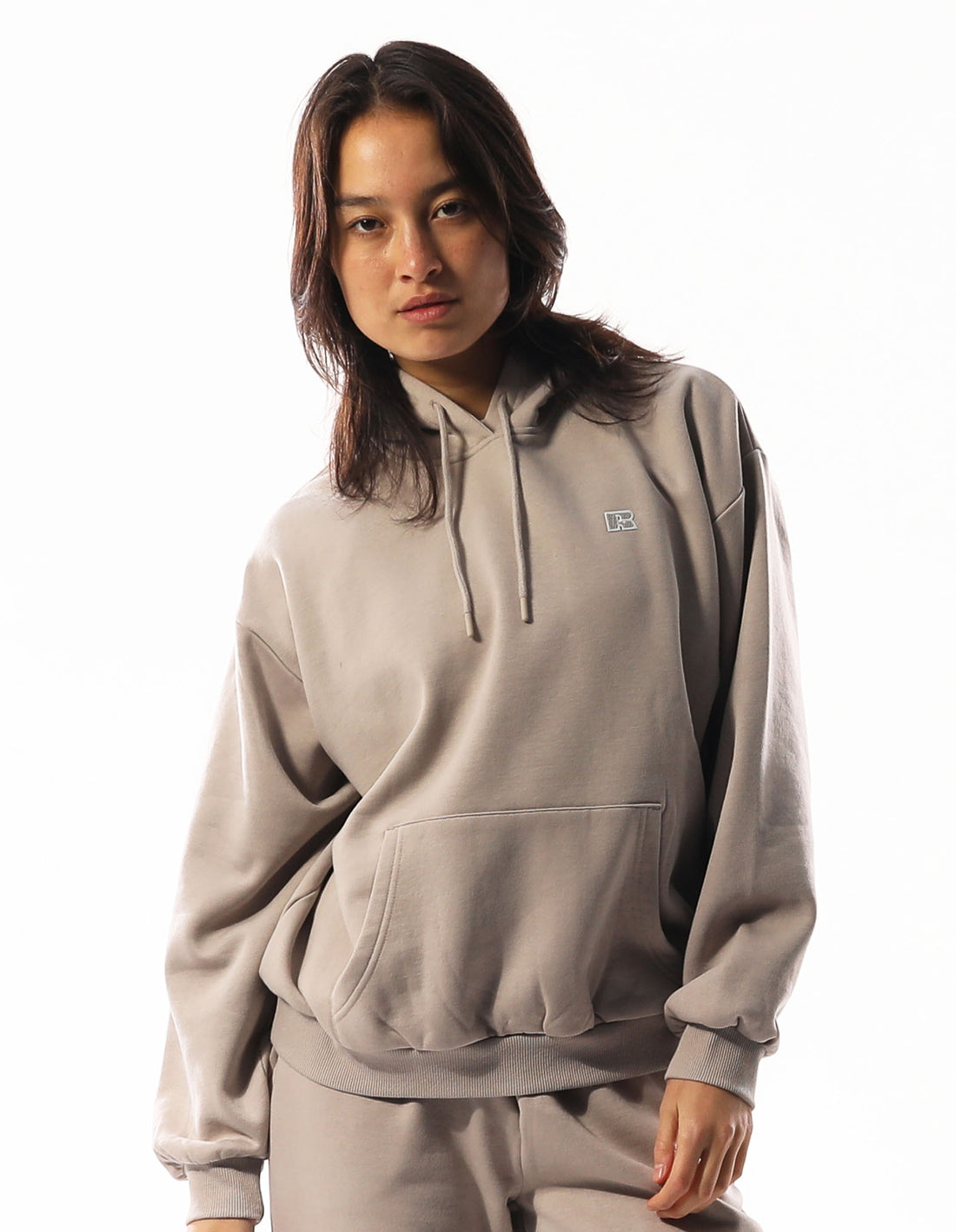 Hanorac cu Gluga Russell Athletic R Logo Dama Maro | 16732-LKAM
