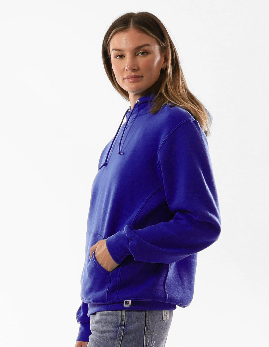 Hanorac cu Gluga Russell Athletic Unisex Dri Barbati Albastru Regal | 85174-BGUP