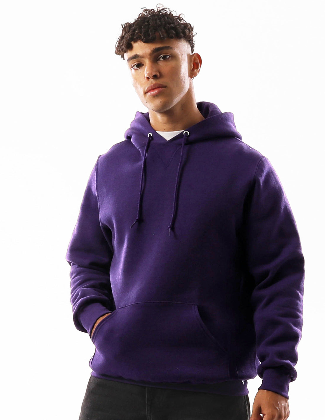 Hanorac cu Gluga Russell Athletic Unisex Dri Barbati Violet | 20857-UGKR