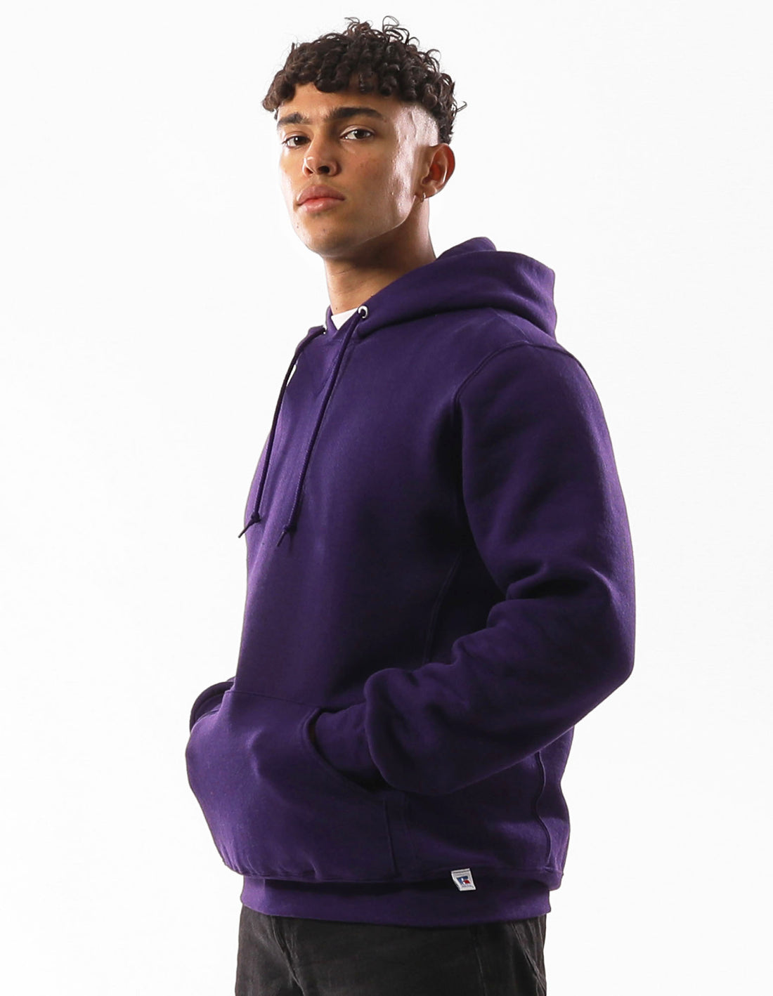 Hanorac cu Gluga Russell Athletic Unisex Dri Barbati Violet | 20857-UGKR