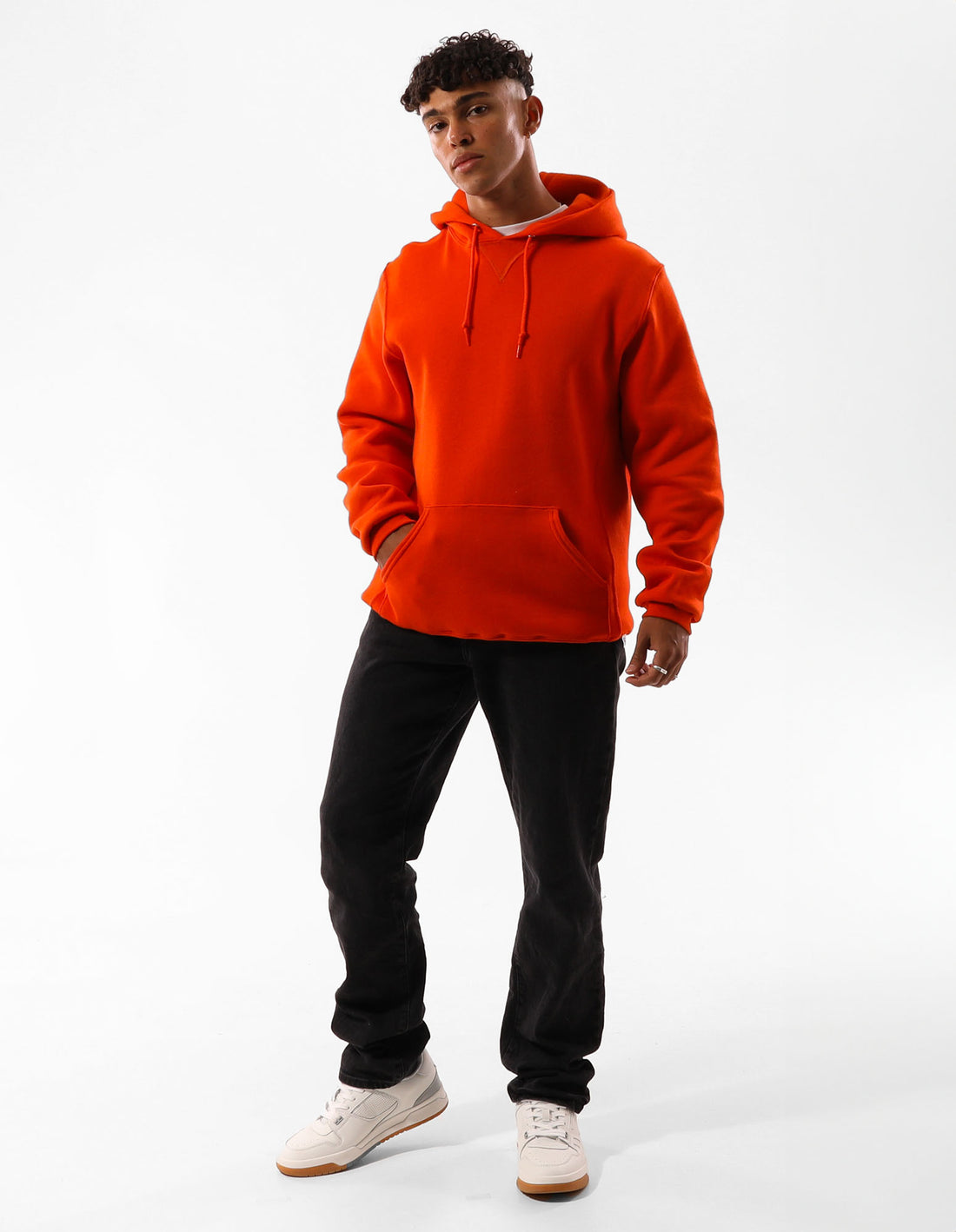 Hanorac cu Gluga Russell Athletic Unisex Dri Barbati Portocalii | 53246-FDXJ