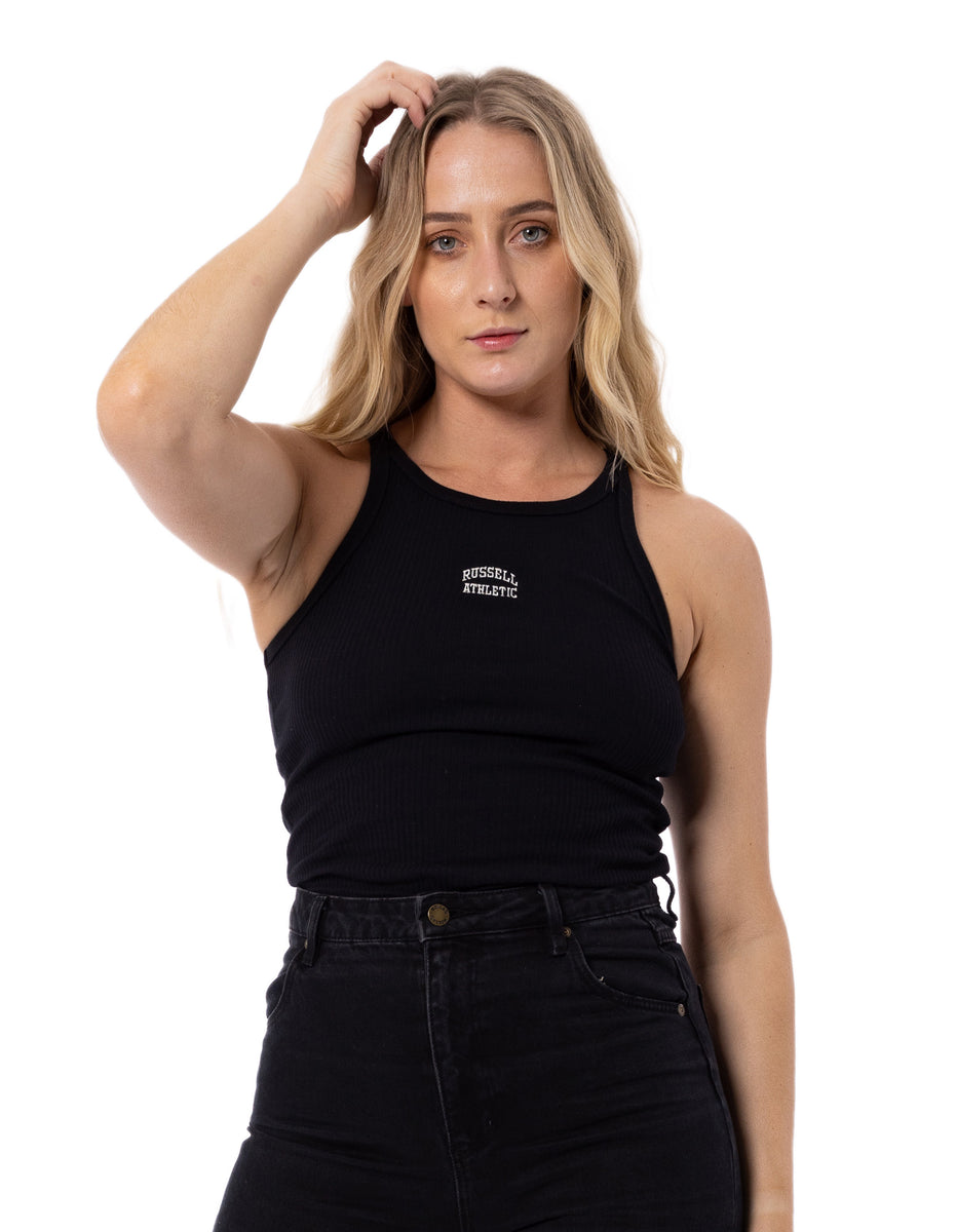Maiouri Russell Athletic Originals Embroidered Dama Negrii | 08296-BPFG