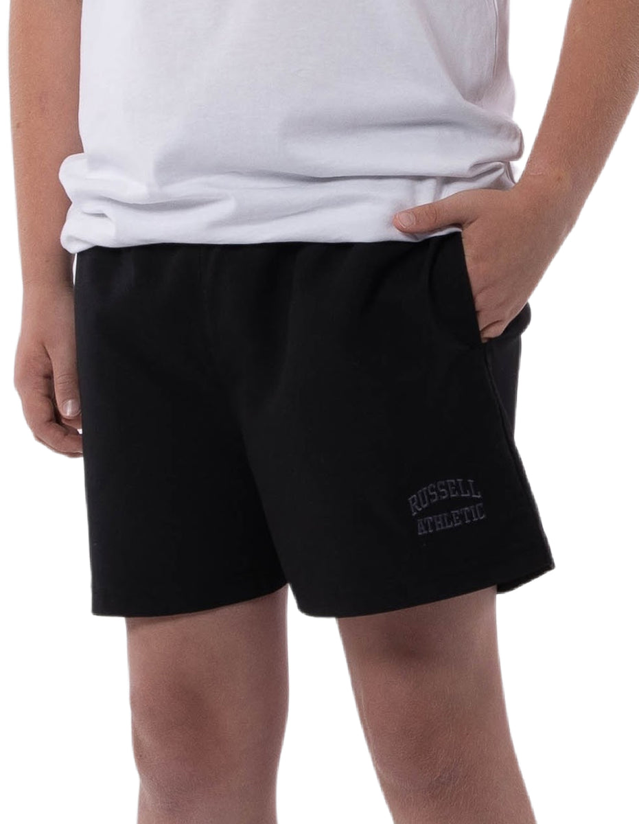 Pantaloni Scurti Russell Athletic Core Unisex Youth Woven Copii Negrii | 69713-ZXKN