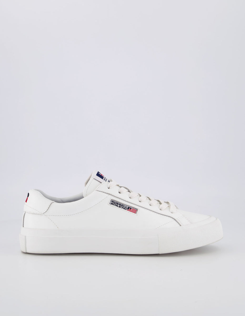 Pantofi Russell Athletic San Diego Trainer Dama Albi | 34581-OJHC