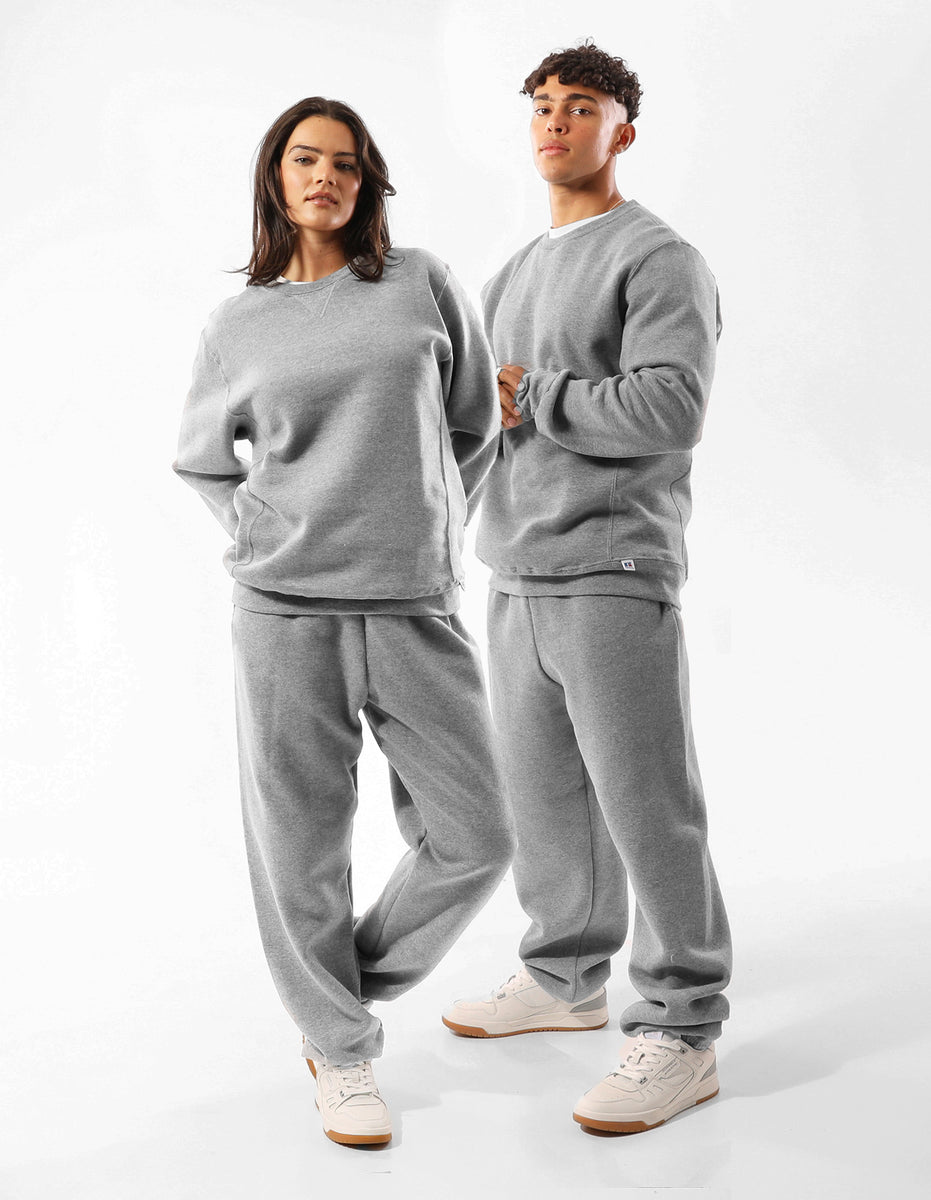 Pulovere Cu Decolteu Russell Athletic Unisex Dri Barbati Gri | 76590-KLBF