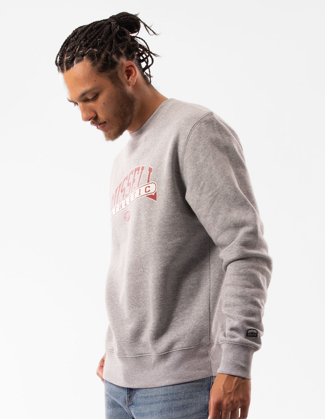 Pulovere Cu Decolteu Russell Athletic Vortex Barbati Gri | 45710-TOXC