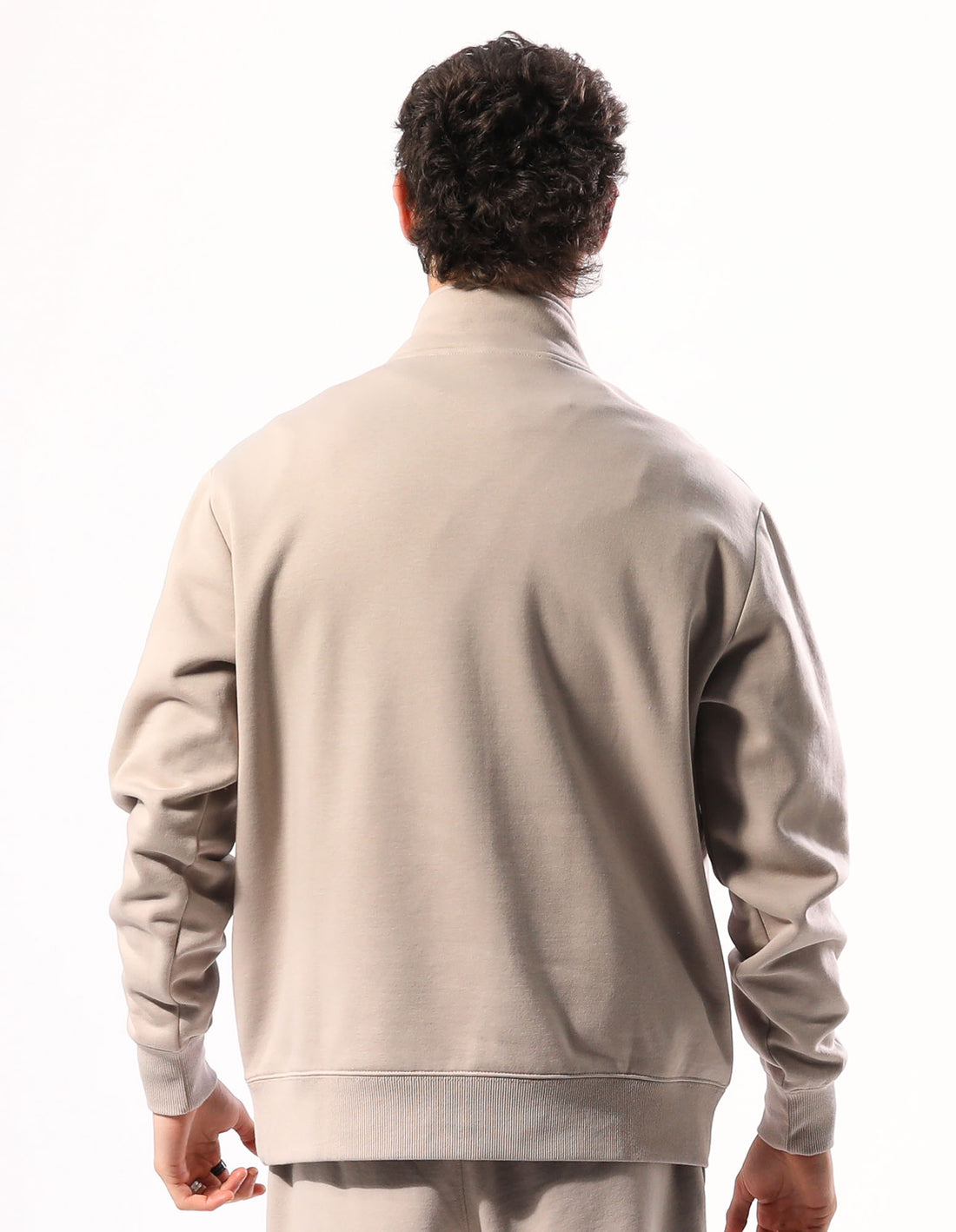 Top Russell Athletic Brooklyn Quarter Zip Barbati Bej | 92680-JPYI