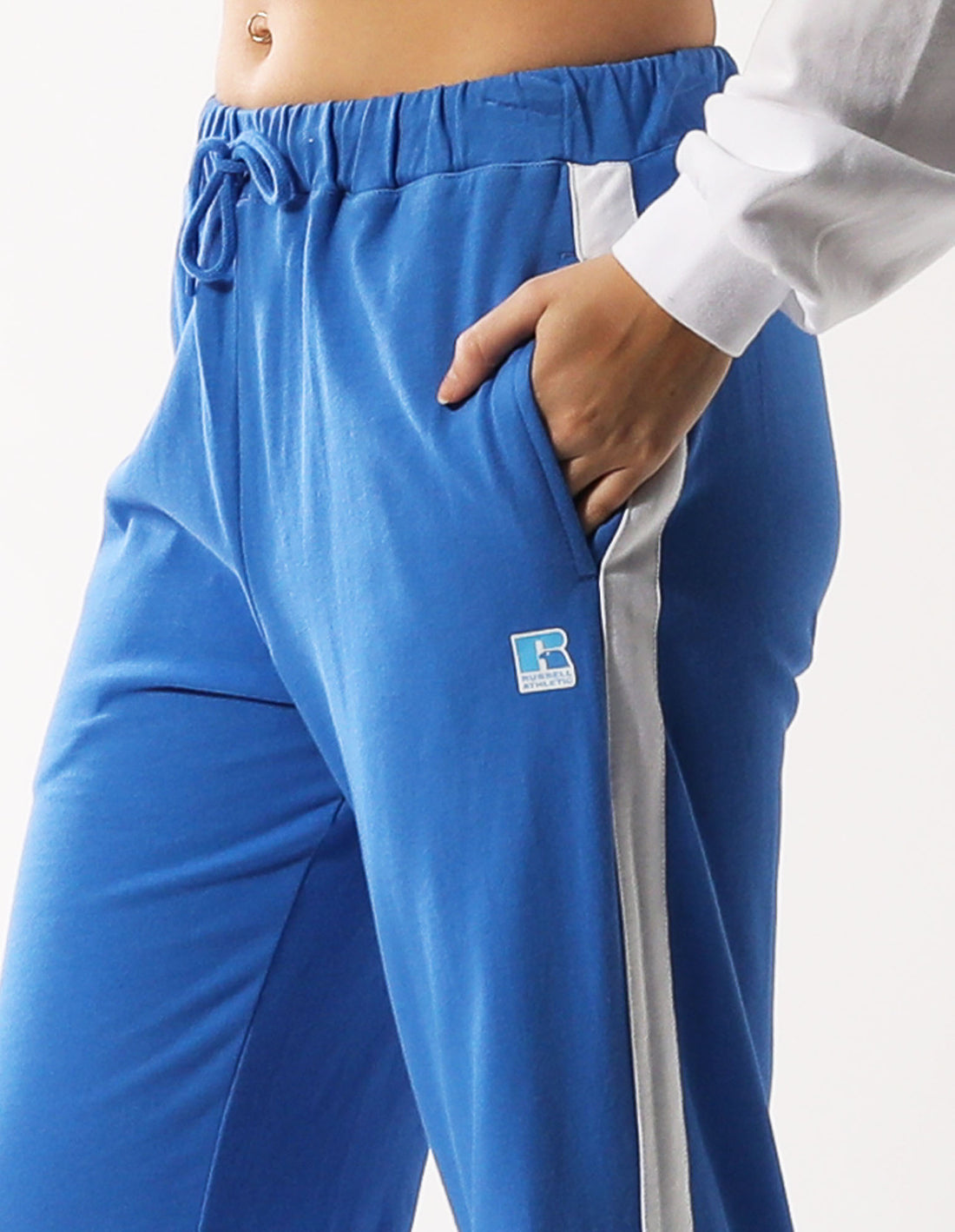 Track pants Russell Athletic Alabama Open Leg Dama Albastri | 47502-ACQP