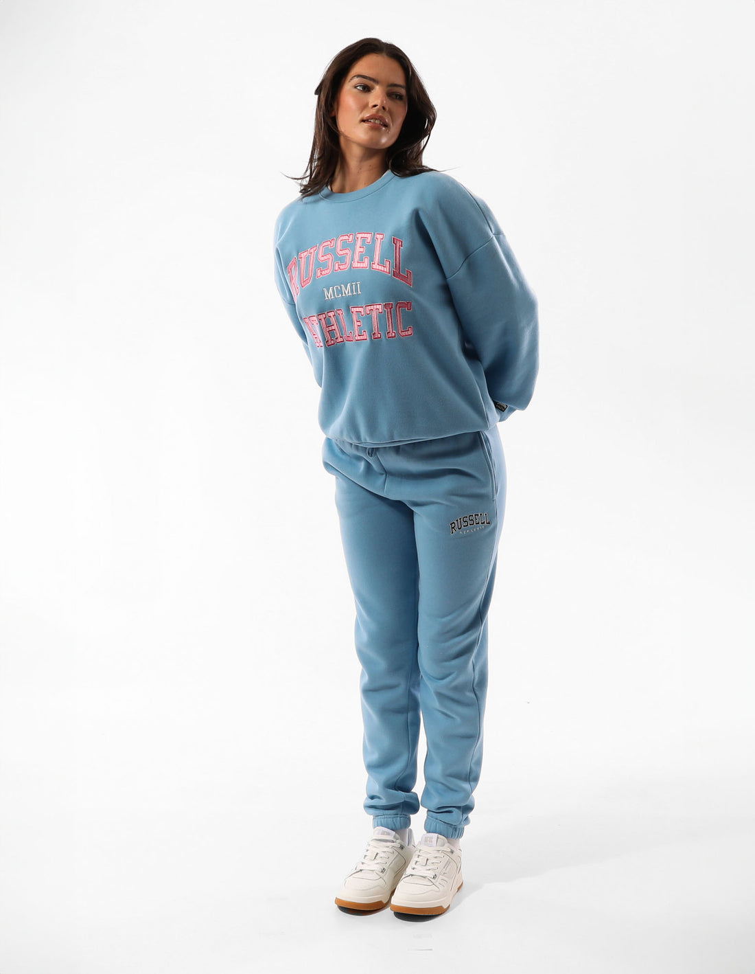 Track pants Russell Athletic Arlington Baggy Dama Albastri | 68234-CAMI