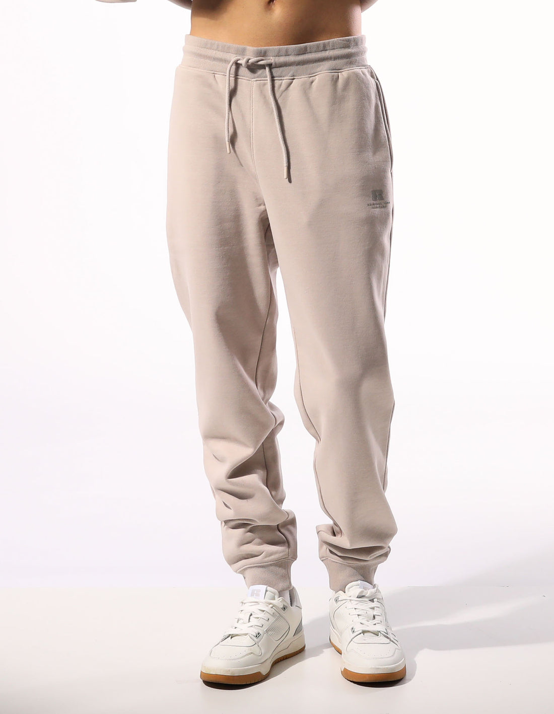 Track pants Russell Athletic Brooklyn Cuffed Barbati Bej | 16490-YWXJ