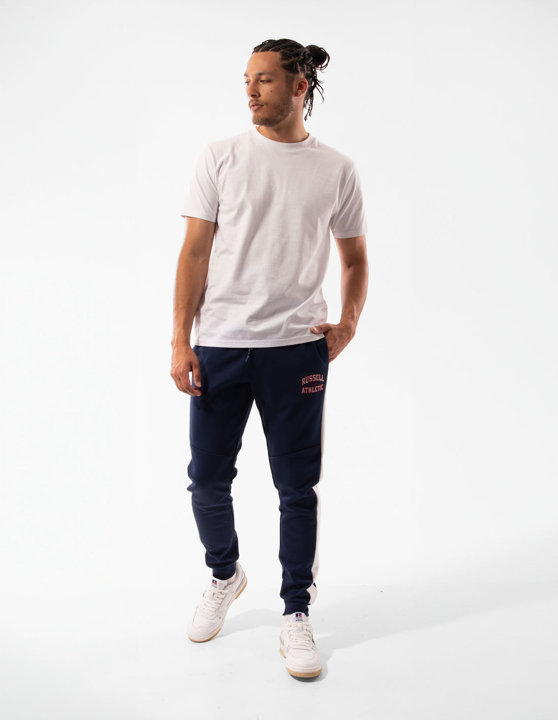 Track pants Russell Athletic Hellcat Barbati Bleumarin | 39028-MQZJ