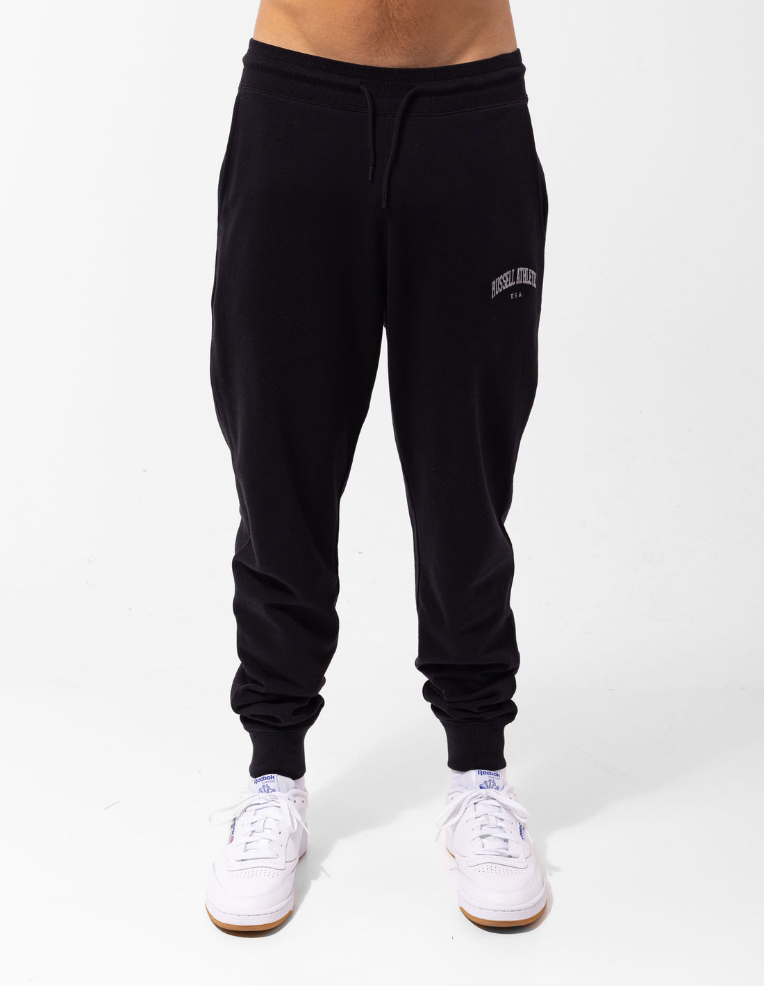 Track pants Russell Athletic Originals Big Arch Unbrushed Cuffed Barbati Negrii | 78251-IOGC