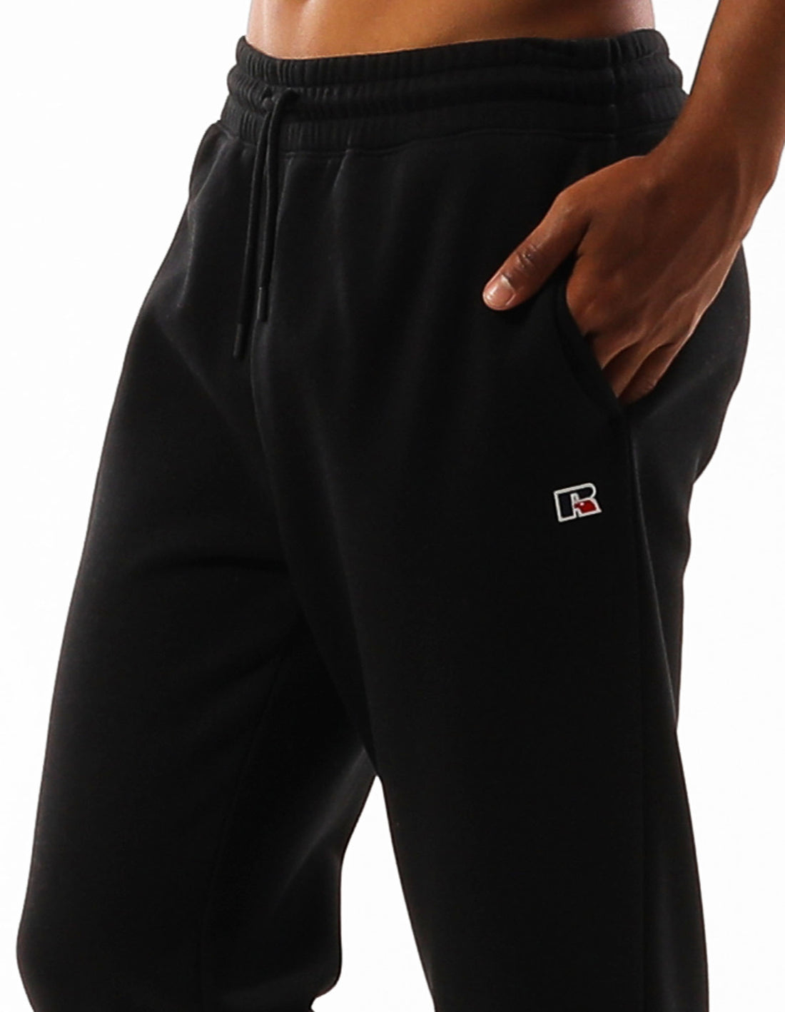 Track pants Russell Athletic Originals Straight Leg Barbati Negrii | 40753-RVZB
