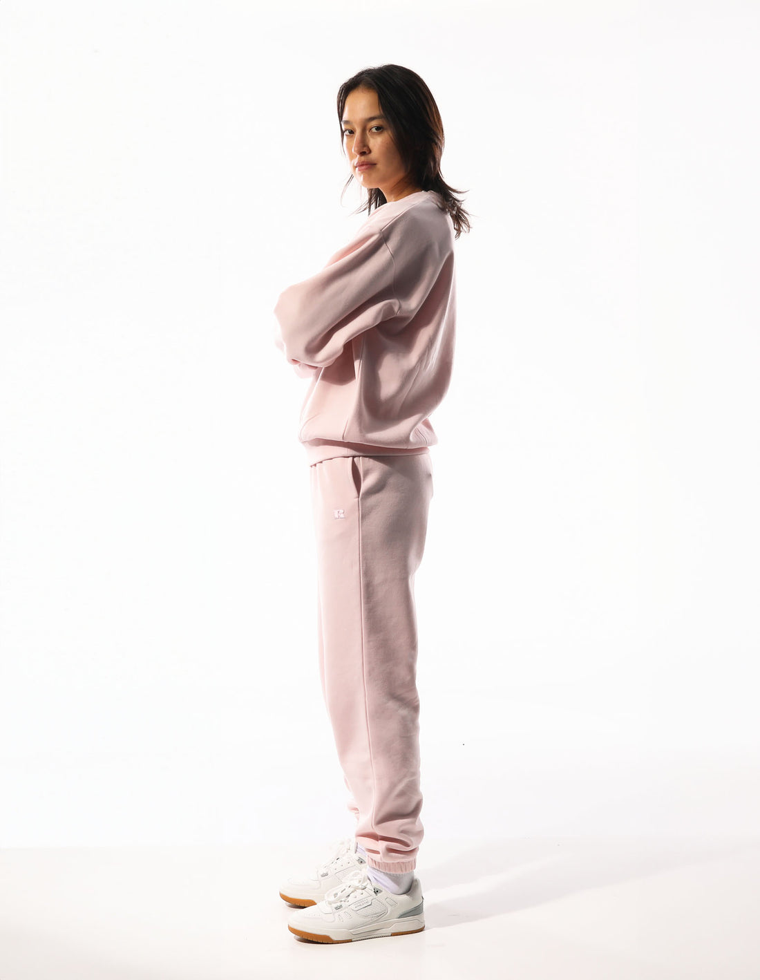 Track pants Russell Athletic R Logo Dama Roz Roz | 71603-JHDM