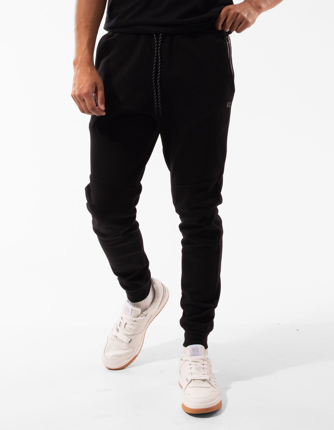 Track pants Russell Athletic Typhoon Barbati Negrii | 45762-CLBQ