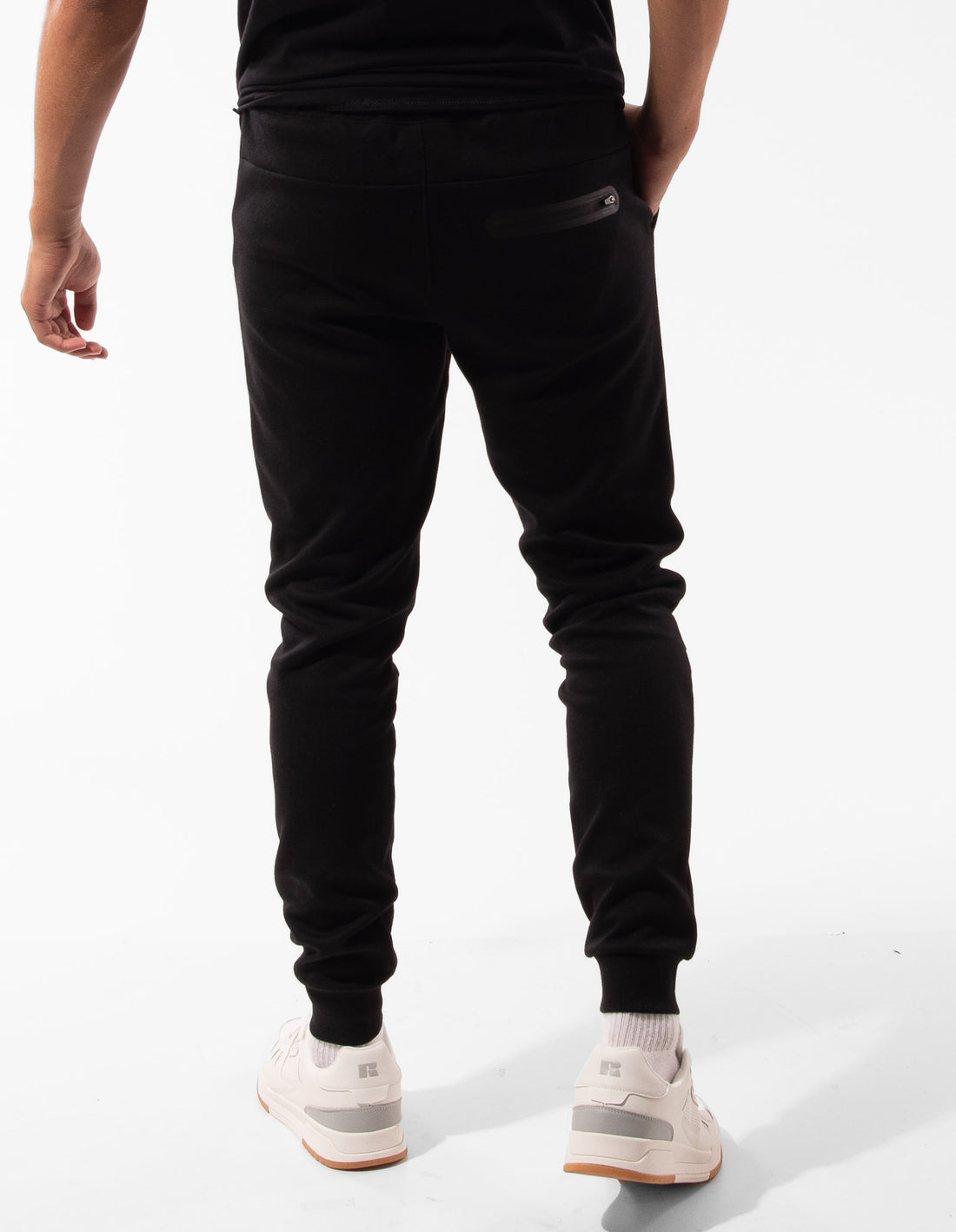 Track pants Russell Athletic Typhoon Barbati Negrii | 45762-CLBQ