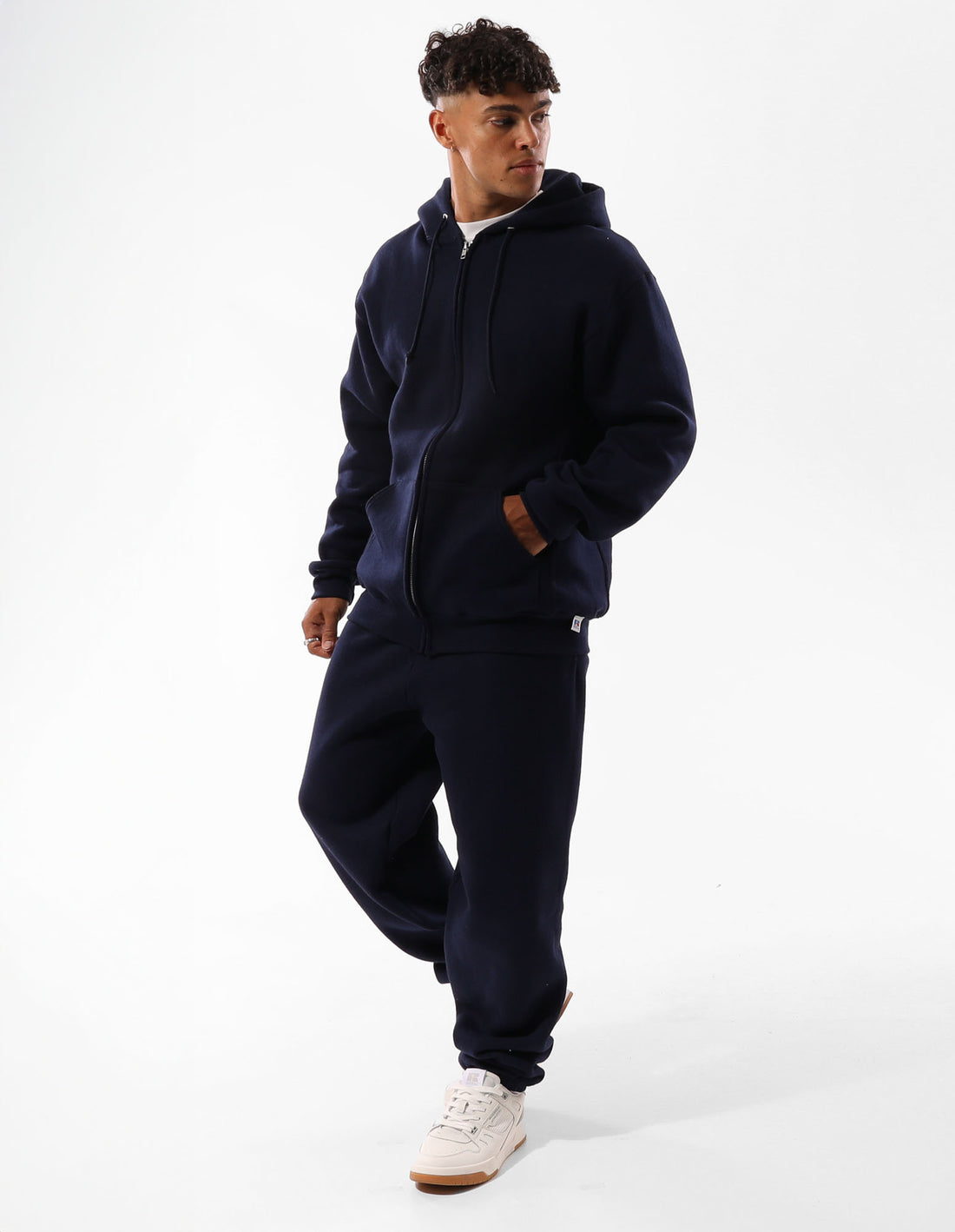 Track pants Russell Athletic Unisex Dri Barbati Bleumarin | 37124-UKOA