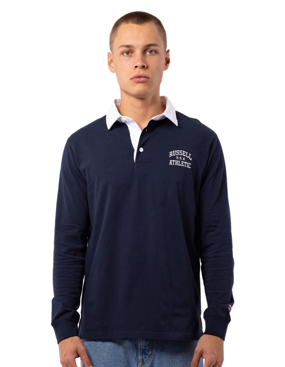 Tricouri Russell Athletic Glory Rugby Barbati Bleumarin | 67829-TSAD